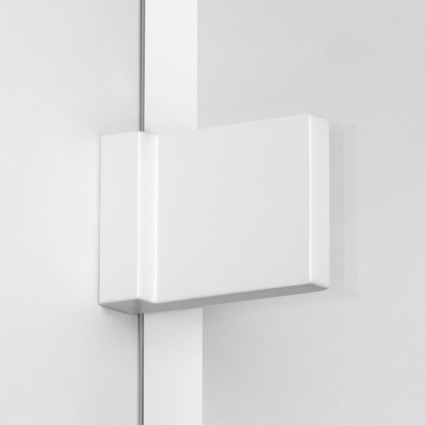 NEW TRENDY Kabina prysznicowa walk in Avexa White 70x200, jednoelementowa. Ze wzorem ramki. Grubość szkła 6mm  EXK-2992