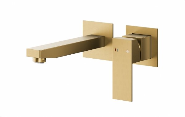 ARMATURA KRAKÓW KFA bateria umywalkowa podtynkowa LOGON BRUSHED LISHT GOLD 5139-810-39