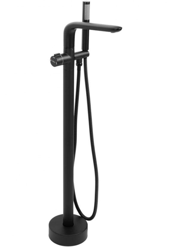 REA - Bateria Wannowa stojąca CLARK Czarna / Black