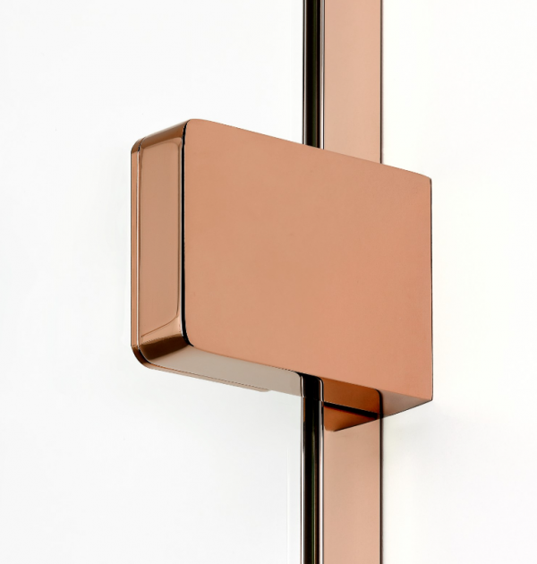 NEW TRENDY Parawan nawannowy Eventa Copper Shine, jednoelementowy, wspornik skośny 100x150 EXK-5698