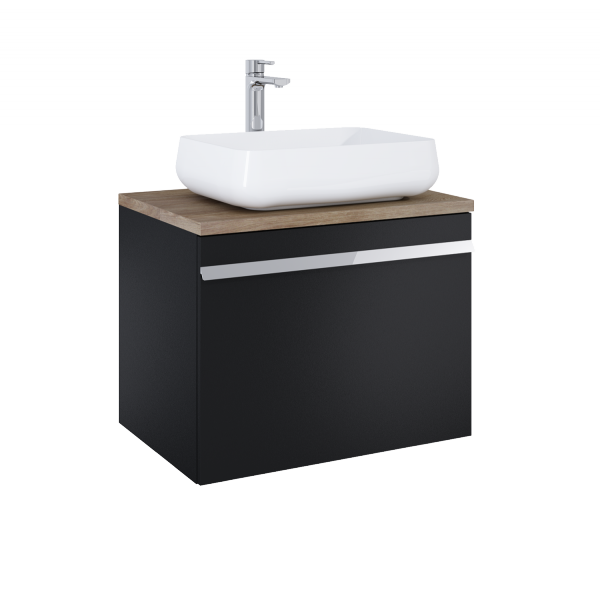 ELITA Szafka podumywalkowa czarna matowa MOODY 70 1S+1S BLACK MATT PDW 167685/RE010700037160