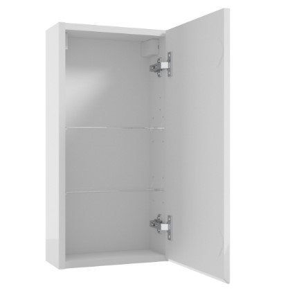 AQUAFORM - szafka łazienkowa wisząca 1D 2S OTTIMA 50 biały połysk 50x60x15  AQ.401-1405011