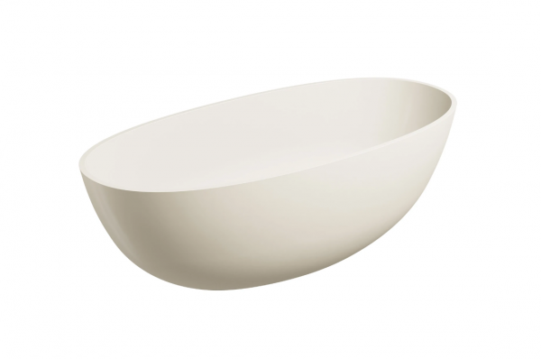OMNIRES Wanna wolnostojąca SHELL M+ 148 x 75 cm white sand mat SHELL148WWWS