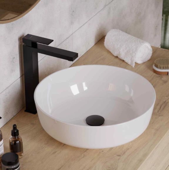 CORSAN Umywalka ceramiczna nablatowa LUGO 42x14 cm UC9988 