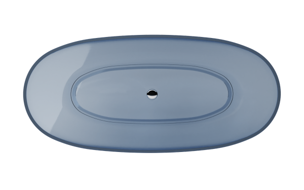 BESCO Wanna wolnostojąca Mexa Blue Wave 170x78 syfon chrom #WAM-170-BWC