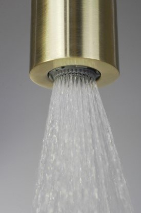 DEANTE - Deszczownica SILIA z baterią prysznicową Złoto Szczotkowane NQS_R4XM