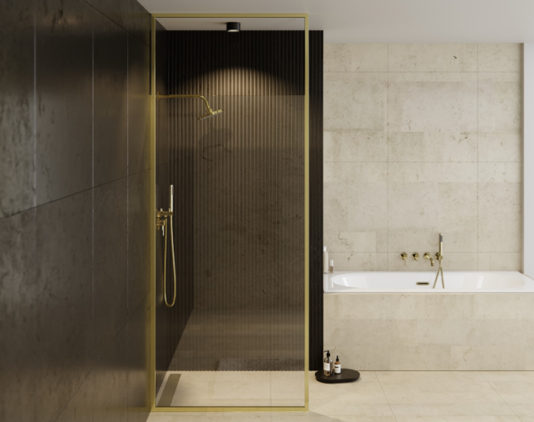 BESCO Ścianka walk-in Icon Gold 100x200 ICG-100-200C