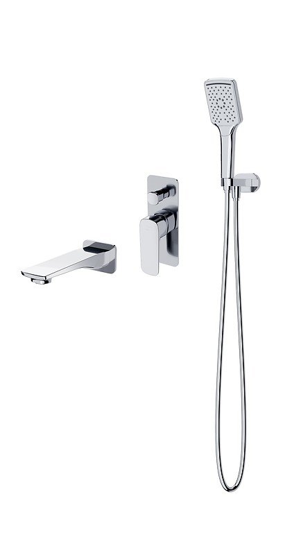 CERSANIT - Zestaw wannowy podtynkowy LARGA chrom  S952-039