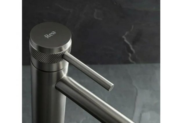 REA - Bateria Umywalkowa LUNGO GRIP Tytan Niska