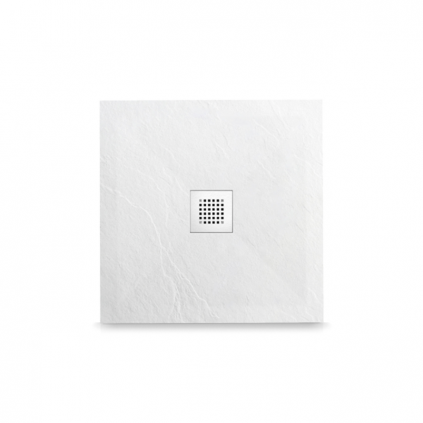 Balneo Stone Tray Brodzik kompozytowy 90 x 90 x 2,5 cm niski prostokątny biały
