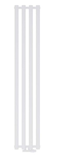 AQUAFORM - Grzejnik łazienkowy ASAMI pionowy 1800X512 742W / przył. dolne 50MM biały  GRŁ-G/A-1800X512-B
