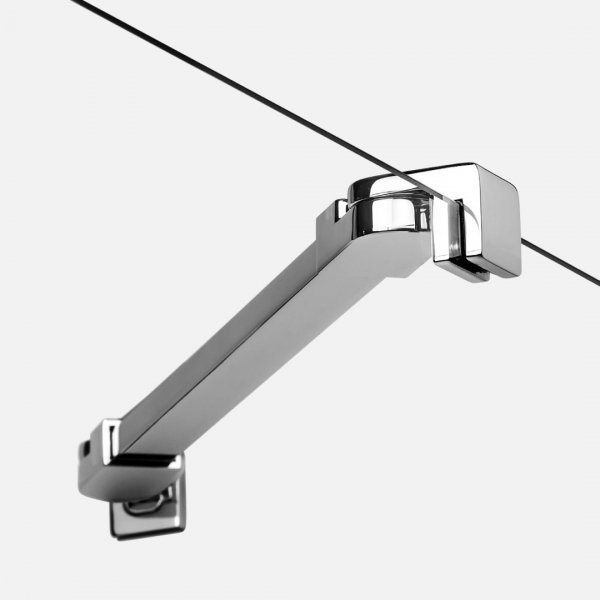 NEW TRENDY DRZWI WNĘKOWE NESTA CHROME, DRZWI POJEDYNCZE 80x200 1P D-0847A