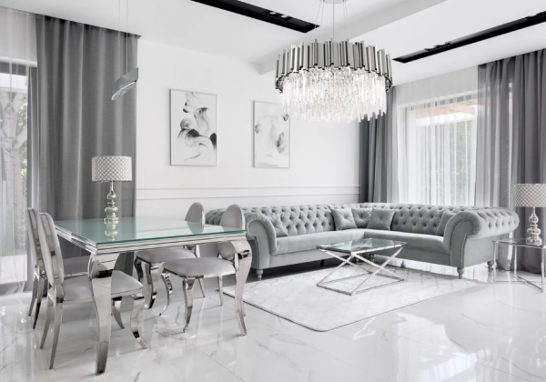 TOOLIGHT Lampa sufitowa plafon kryształowa APP1480-1C Chrom