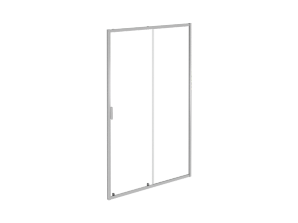 BESCO Drzwi prysznicowe przesuwne Zarya Chrom 120 DZ-120
