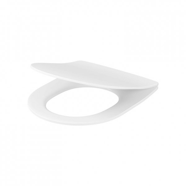 CERSANIT SET C821: MISKA ZAWIESZANA CITY PRO OVAL CERSANIT VORTEX Z DESKĄ DUROPLASTOWĄ MOONWAY SPOT SLIM PODŚWIETLANĄ LED S4004-137