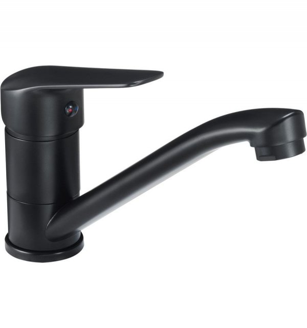 DEANTE - Bateria umywalkowa BORO stojąca z obrotową wylewką NERO  BMO_N26M