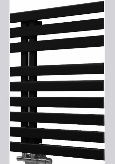 AQUAFORM - Grzejnik łazienkowy HIKARI  1230X500  czarny  AQ.801-262512