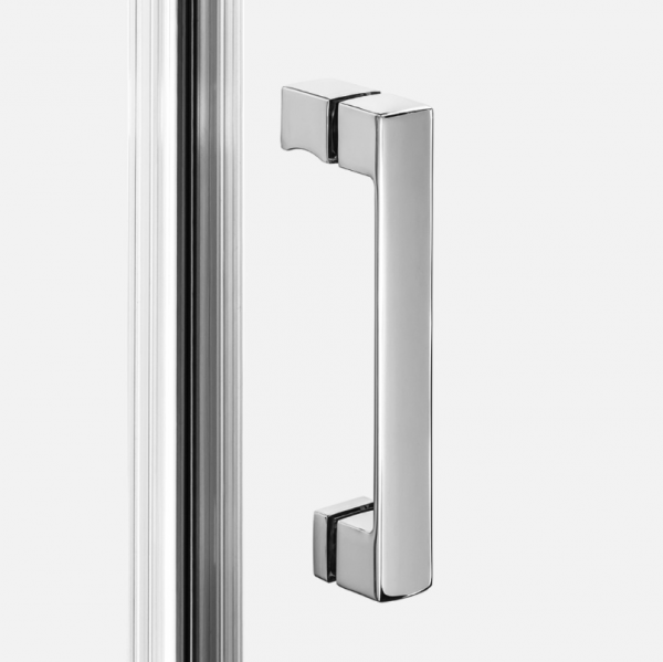 NEW TRENDY Kabina NESTA chrom 2D półokrągła  100x100x200 czyste 6mm Active Shield 2.0 K-3683