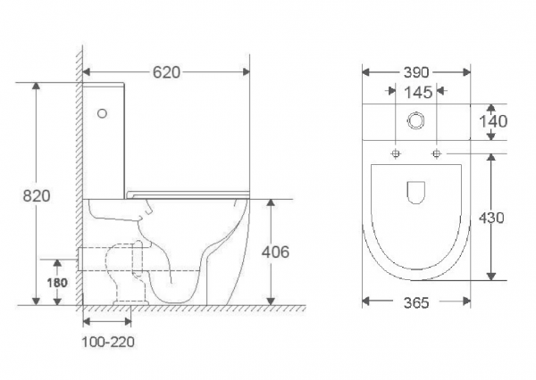 AQUAFORM  SOLLER STORM  KOMPAKT Z DESKĄ WOLNOOPADAJĄCĄ DUROPLAST SPŁUKIWANIE WIROWE AQ.330-501162