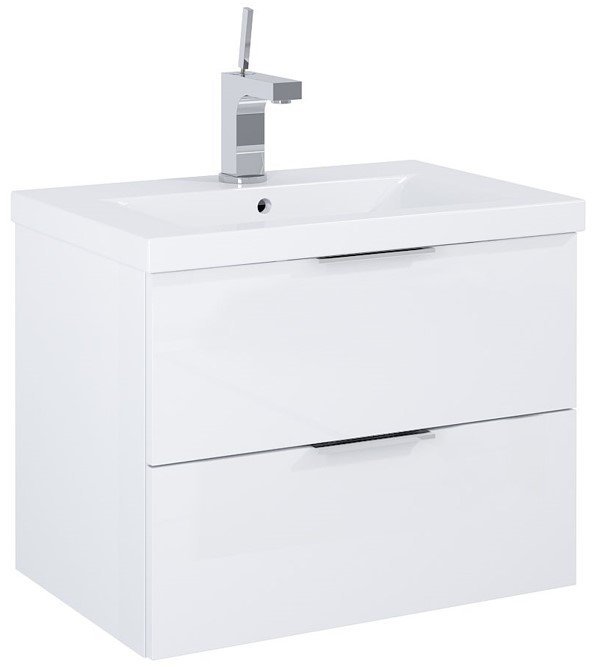 AQUAFORM - Set FRAME 80 2S zestaw szafka + umywalka WHITE/BIAŁY 167215S