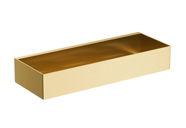 OMNIRES koszyk prysznicowy, 30 x 5 x 11 cm złoty szczotkowany UN10335GLB