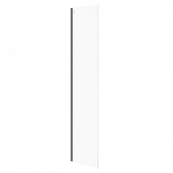 CERSANIT - Ścianka kabiny prysznicowej MILLE Walk-In - (50x200) czarna  S161-016