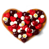 dekoracje cukiernicze czerwone serca Petit Love