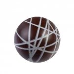 DEKORACJE | MODECOR | Ciemne kule czekoladowe średnica 2,8 cm | Komplet 96 szt. 