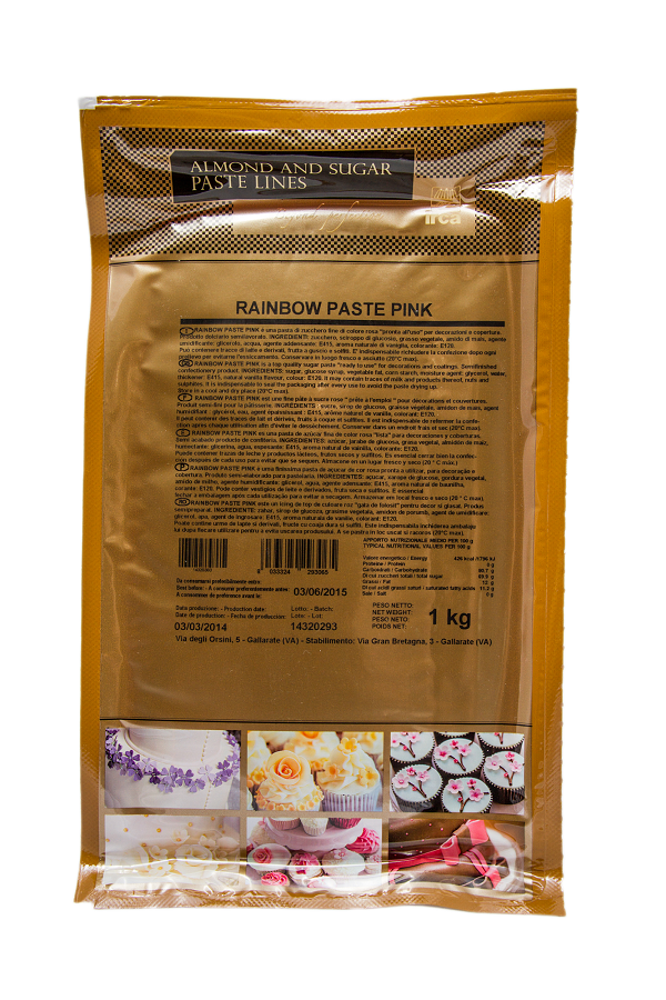 MASA CUKROWA RAINBOW - RÓŻOWA 1kg