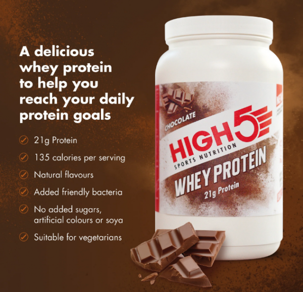 High5 Whey Protein Chocolate napój serwatkowy o smaku czekoladowym puszka 700g