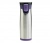 Kubek termiczny Contigo Autoseal Aria 470 ml stalowy/fioletowy Purple