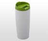 Kubek termiczny 390 ml LADY PLUS (biało-zielony)