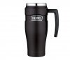 Kubek termiczny Thermos Travel King 470 ml z rączką czarny