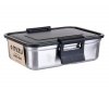 Metalowy Lunchbox MIZU 2150 ml czarny Black