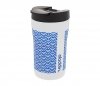 Kubek termiczny Aladdin Latte Leak-Lock 250 ml biały - wzór niebieski