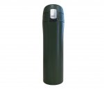 Kubek termiczny 450 ml OUTER3 z gumową podkładką (zielony) GREEN ARMY