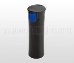 Kubek termiczny 540 ml ASTON (czarny/niebieski)
