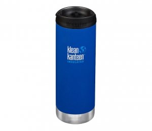 Kubek termiczny Klean Kanteen TKWide 473 ml Cafe Cap (deep surf) niebieski