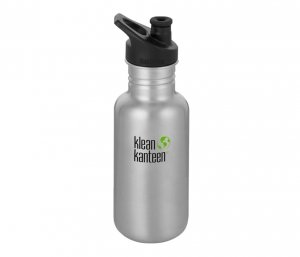 Butelka Klean Kanteen Classic z nakrętką Sport Cap 532 ml (brushed stainless) stalowy