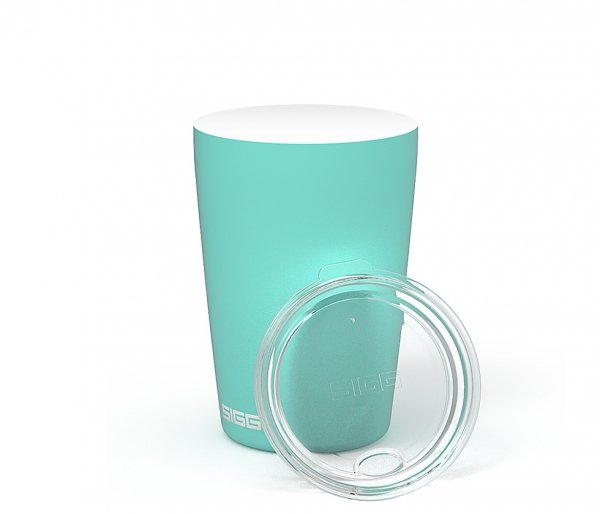 Kubek ceramiczny termiczny Sigg NESO CUP 300 ml turkusowy Creme Glacier