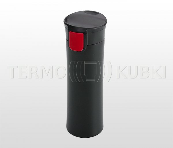 Kubek termiczny 540 ml ASTON (czarny/czerwony)