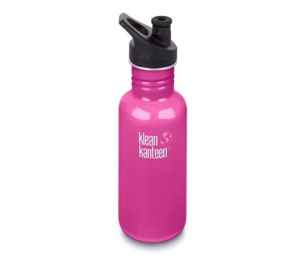 Butelka Klean Kanteen Classic z nakrętką Sport Cap 532 ml wild orchid różowy