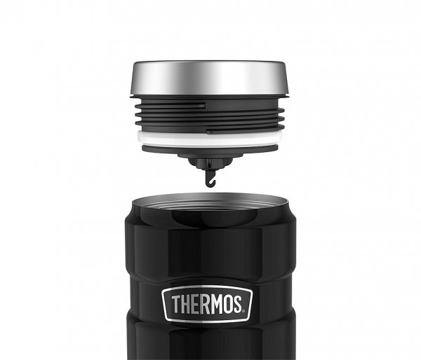 Kubek termiczny Thermos Travel King 470 ml czarny