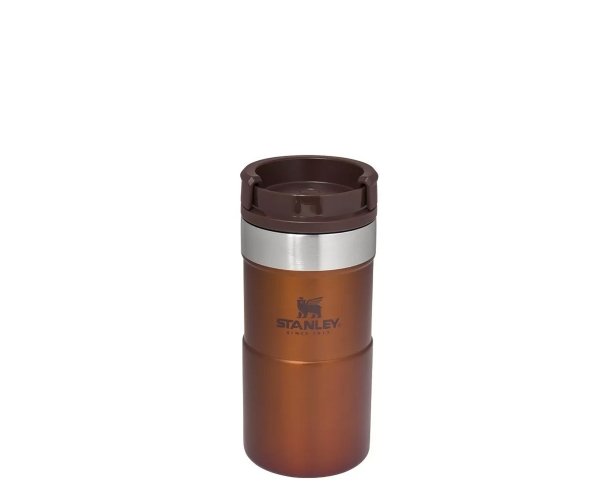 Kubek termiczny Stanley 250 ml Neverleak TRAVEL MUG pomarańczowy