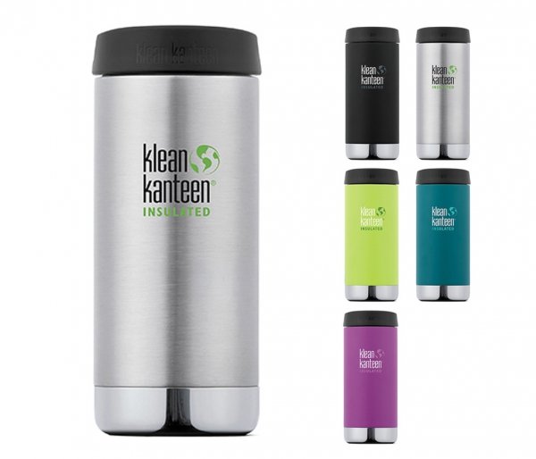 Kubek termiczny Klean Kanteen TKWide 355 ml Cafe Cap brushed stainless stalowy