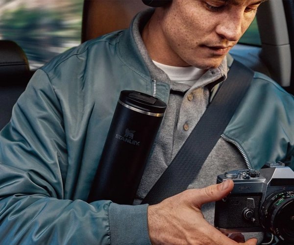 Kubek termiczny Stanley Aerolight Transit Flip Top 473 ml czarny BLACK 2.0