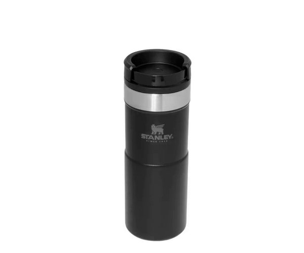 Kubek termiczny Stanley 470 ml Neverleak TRAVEL MUG czarny