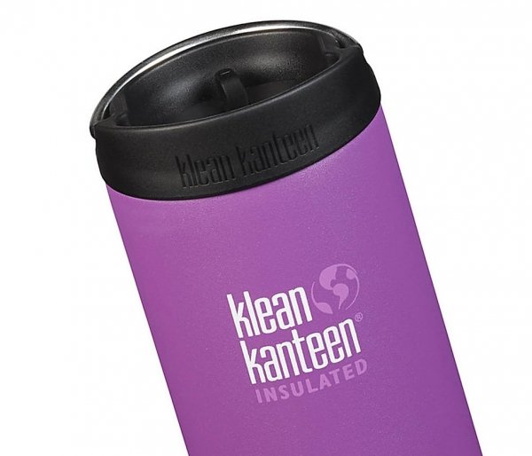 Kubek termiczny Klean Kanteen TKWide 592 ml Cafe Cap berry bright fioletowy