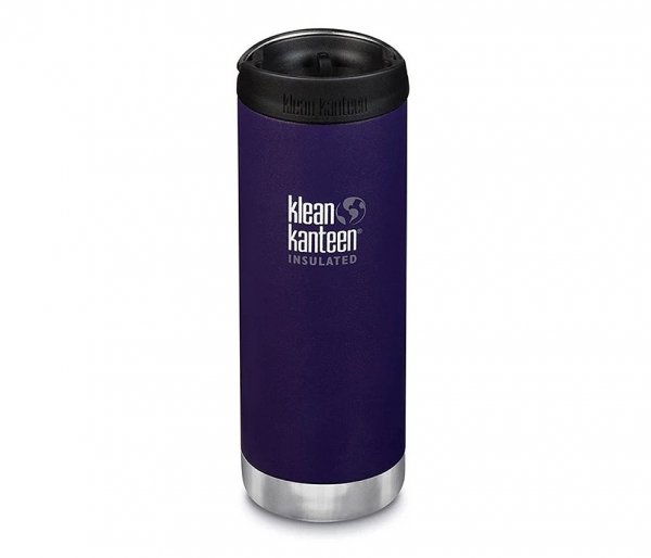 Kubek termiczny Klean Kanteen TKWide 473 ml Cafe Cap kalamata fioletowy