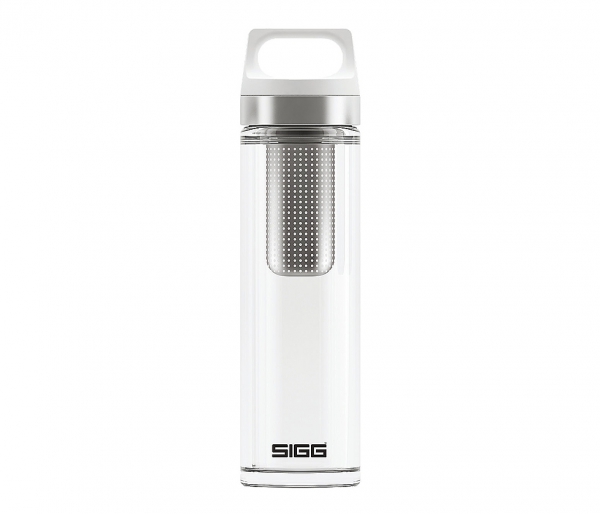 Termos szklany SIGG WMB z zaparzaczem HOT &amp; COLD Glass 400 ml Midnight